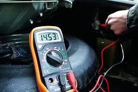 Electrical diagnostics on a classic vehicle using a multimeter — Crown Hill Automotive, Seattle